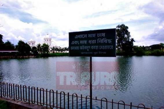 Massive corruption under AMC in 2015-16 : AMC held cleanliness drive for ‘show-off’ at Durga Bari Lake Massive corruption under AMC in 2015-16 : AMC held cleanliness drive for ‘show-off’ at Durga Bari Lake